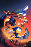 IDW Sonic #51 Cover, by Nathalie Fourdraine 